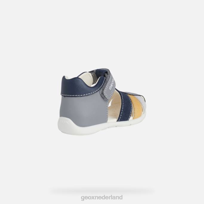 Geox Elthaanse babyjongen 282Z1483 grijs/marineblauw