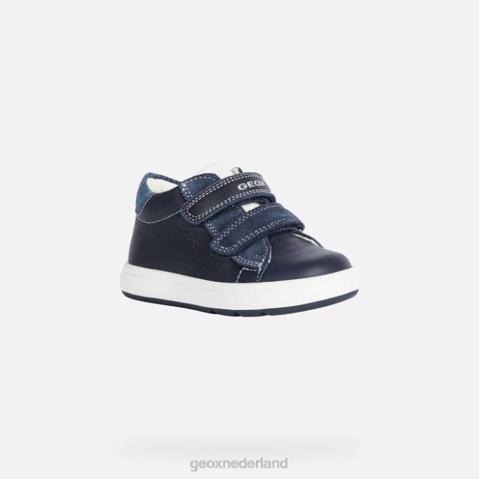 Geox grote baby 282Z1427 marine/wit