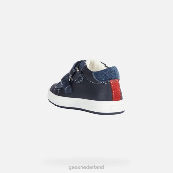 Geox grote baby 282Z1427 marine/wit