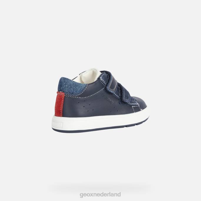 Geox grote baby 282Z1427 marine/wit