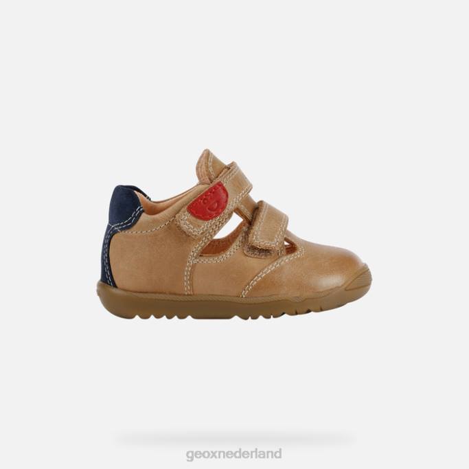 Geox macchia jongetje 282Z1590 karamel/marine
