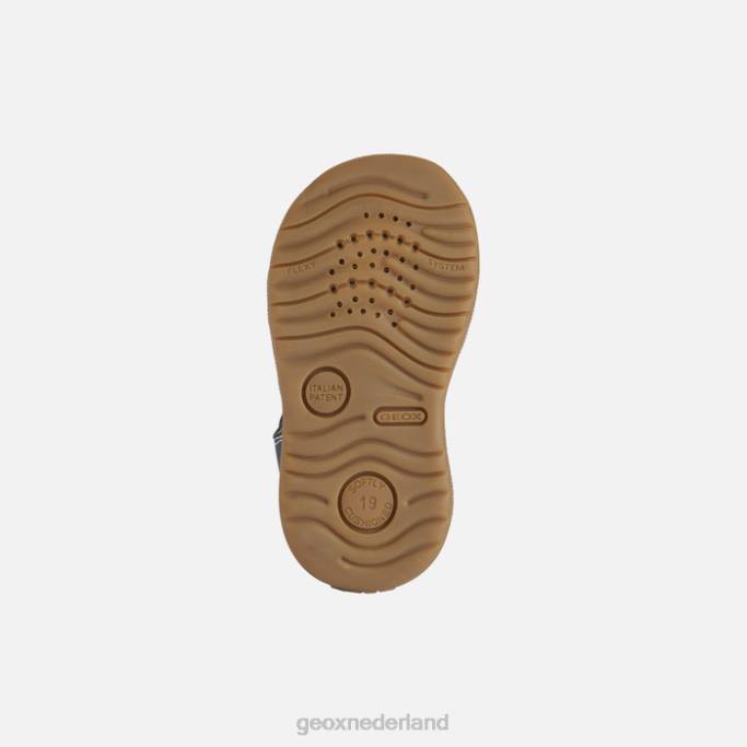 Geox sandaal macchia babyjongen 282Z1582 marine/wit