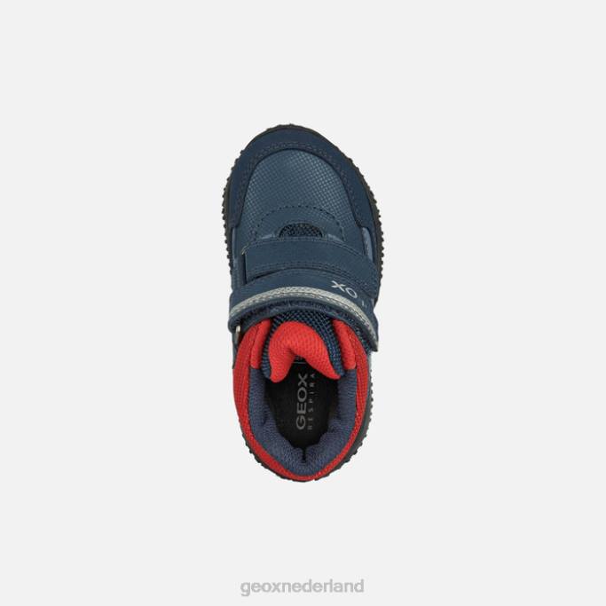 Geox Baltische abx peuter 282Z1567 marine/rood