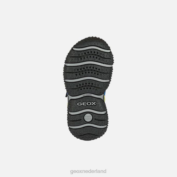 Geox Baltische abx peuter 282Z1568 zwart/limoen