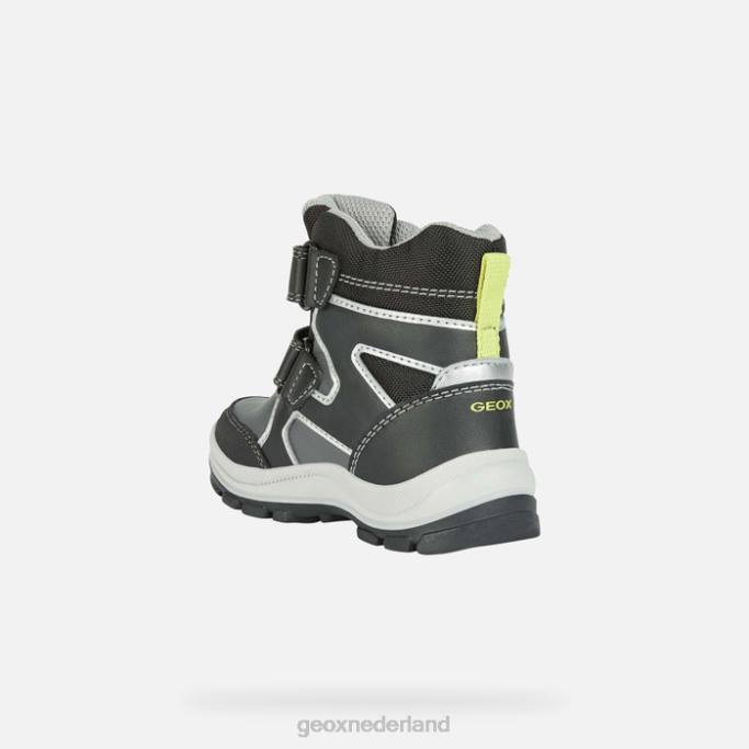 Geox flanfil abx peuter 282Z1439 zwart grijs