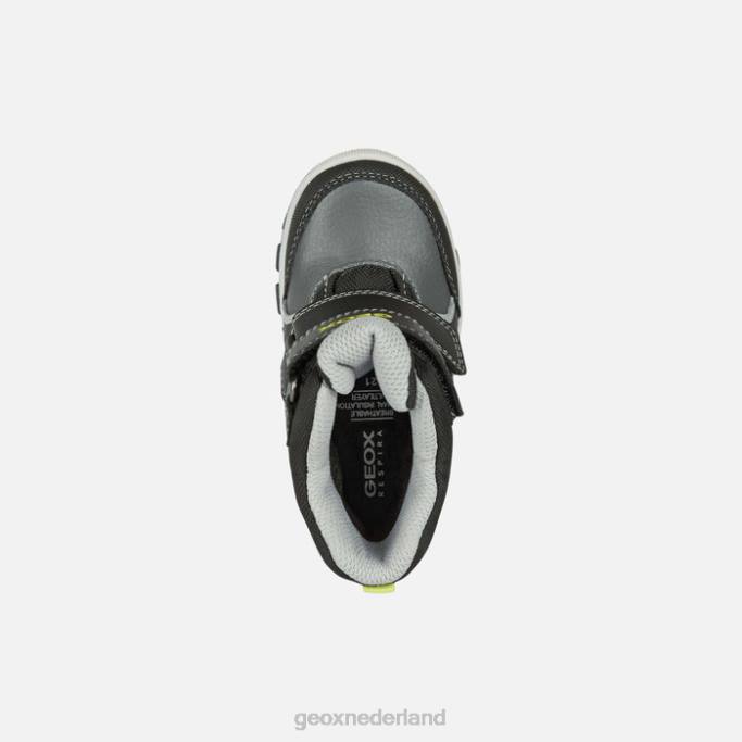 Geox flanfil abx peuter 282Z1439 zwart grijs