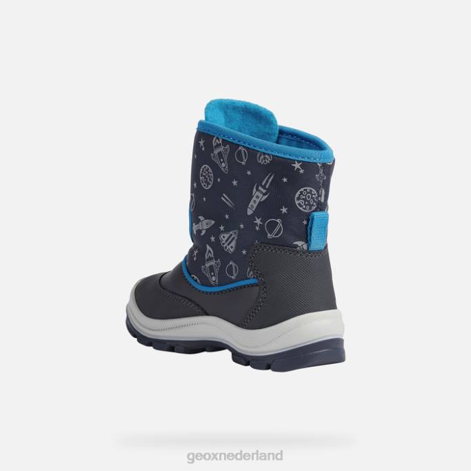 Geox flanfil peuter 282Z1655 marine/koninklijk