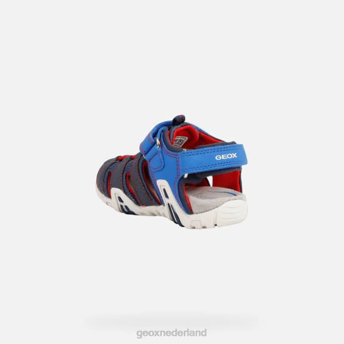 Geox gekke peuter 282Z1446 koninklijk/rood