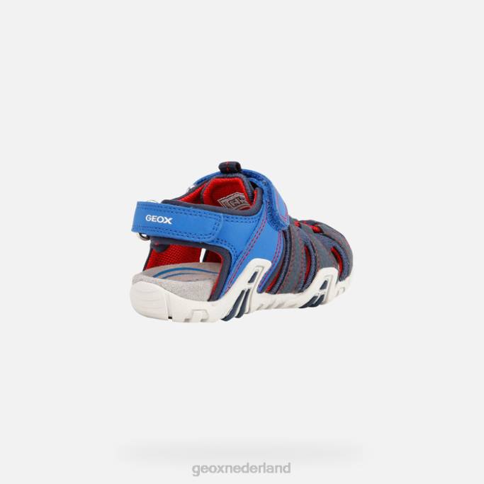 Geox gekke peuter 282Z1446 koninklijk/rood