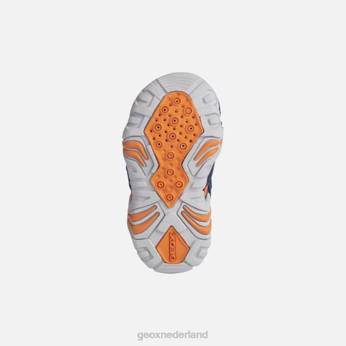 Geox gekke peuter 282Z1448 marine/oranje