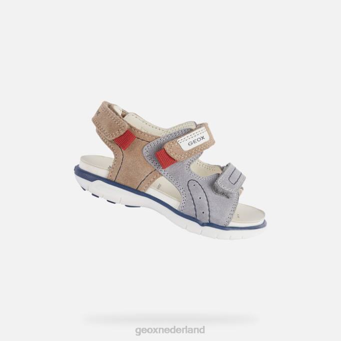 Geox sandaal delhi peuter 282Z1629 grijs/beige