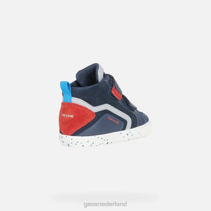 Geox Kilwi peuter 282Z1575 marine/rood