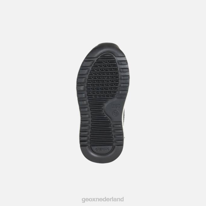 Geox alben peuter 282Z1638 donkergrijs/rood