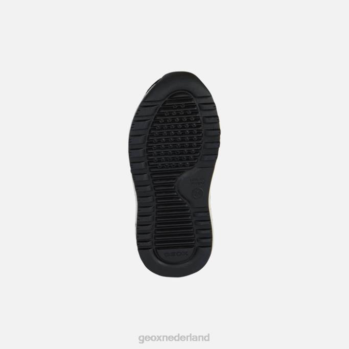 Geox alben peuter 282Z1639 zwart/donkerrood