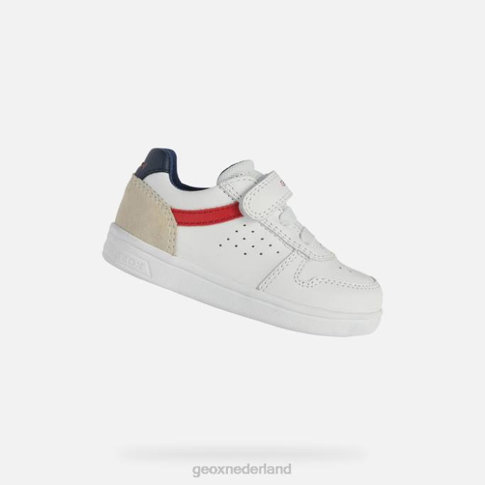 Geox djrock peuter 282Z1579 wit rood