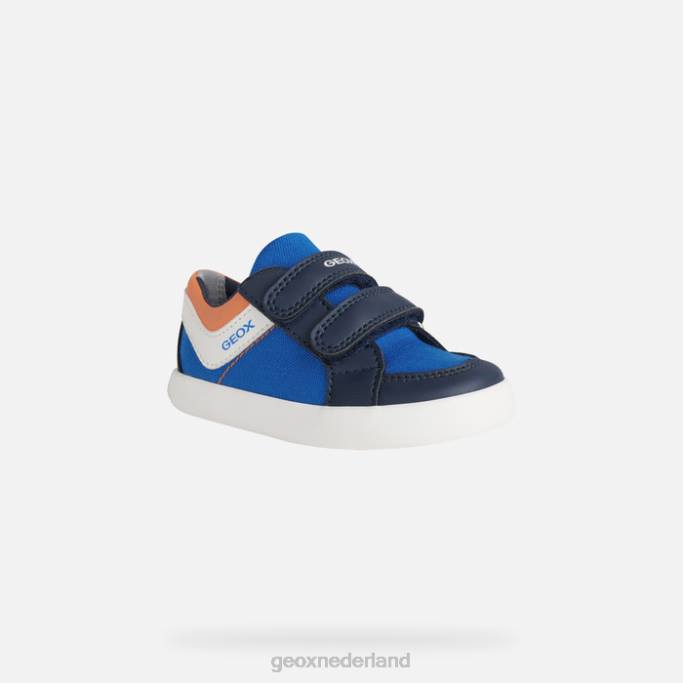 Geox gisli peuter 282Z1645 koninklijk/oranje