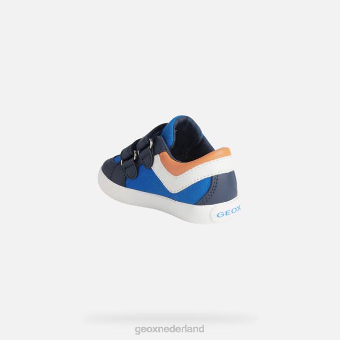 Geox gisli peuter 282Z1645 koninklijk/oranje