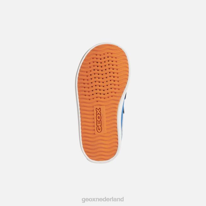 Geox gisli peuter 282Z1645 koninklijk/oranje