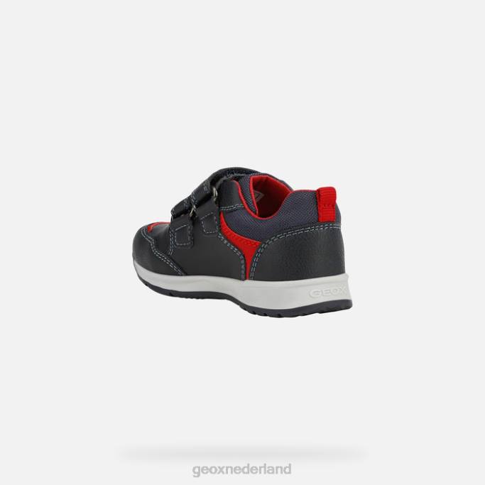 Geox pavlis peuter 282Z1648 marine/rood