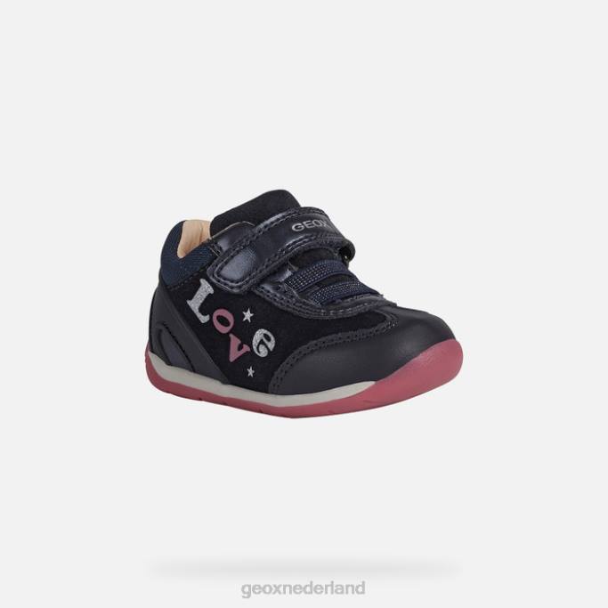 Geox elk babymeisje 282Z1656 donker marine/fuchsia