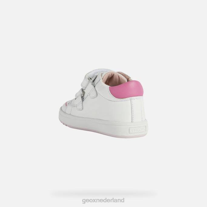 Geox grote baby 282Z1524 wit/fuchsia