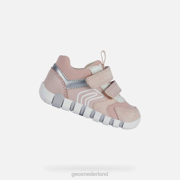 Geox iupidoo meisje 282Z1432 lichtroze/wit
