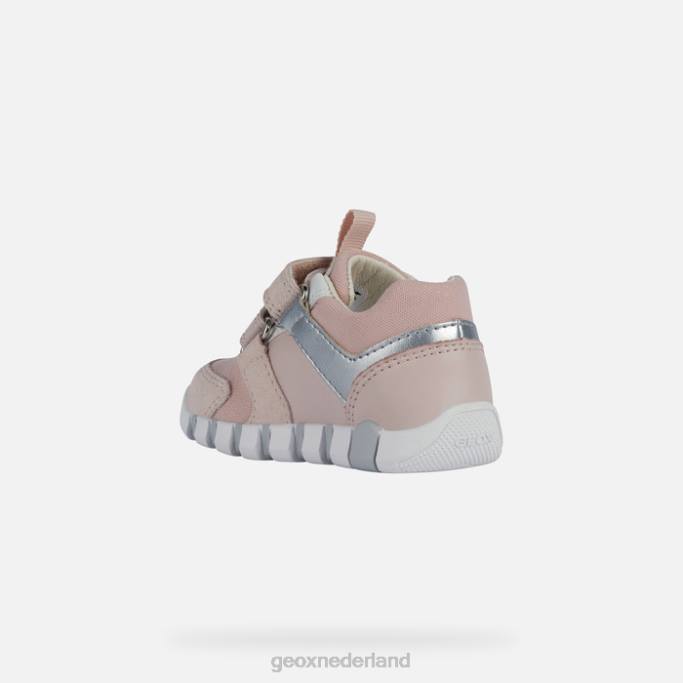 Geox iupidoo meisje 282Z1432 lichtroze/wit