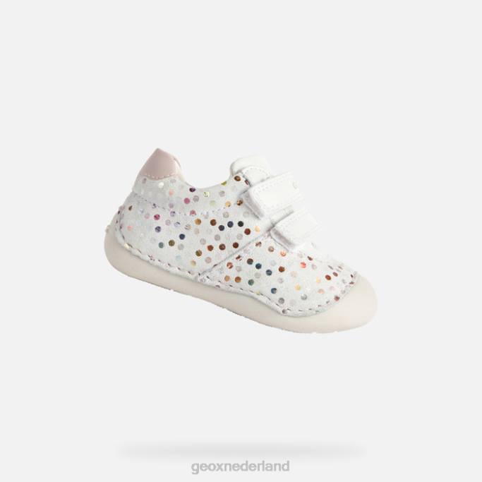 Geox tutim peuter 282Z1613 wit/lichtroze