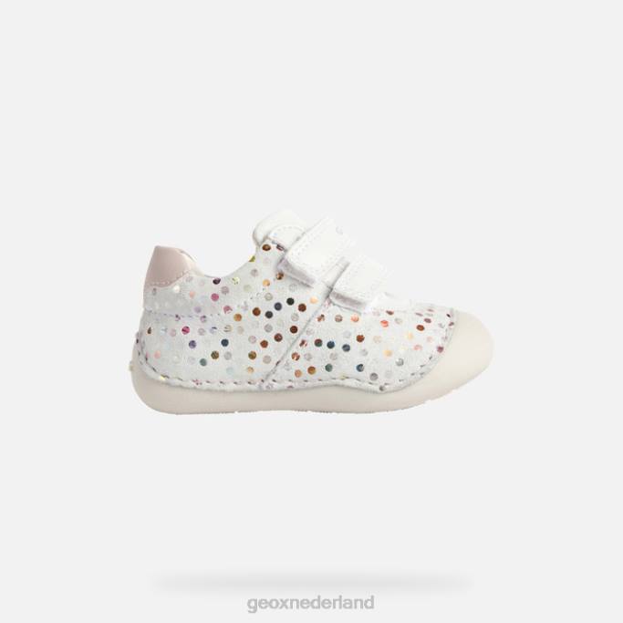 Geox tutim peuter 282Z1613 wit/lichtroze