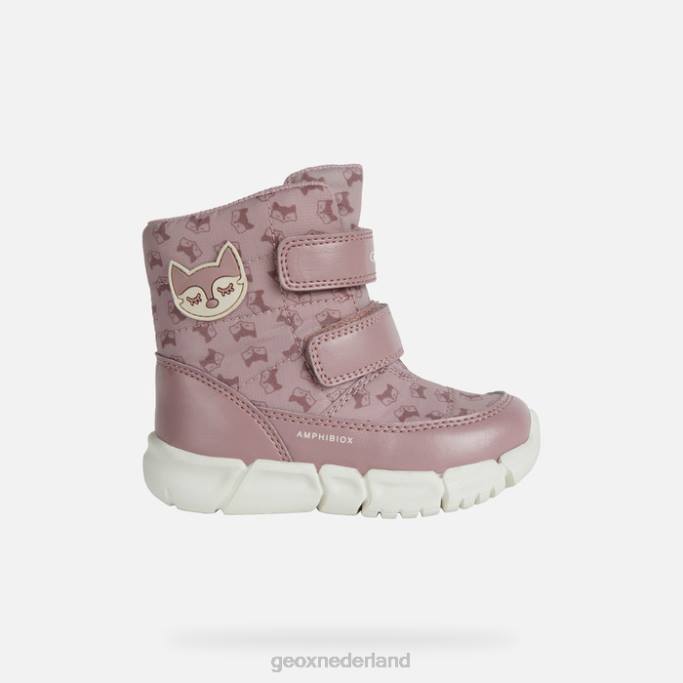 Geox flexyper abx baby 282Z1573 donkere roos