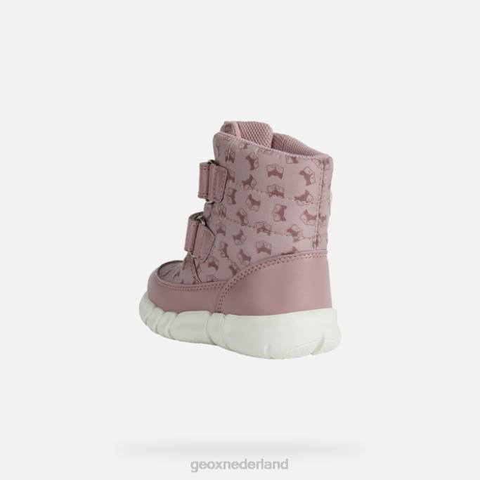 Geox flexyper abx baby 282Z1573 donkere roos