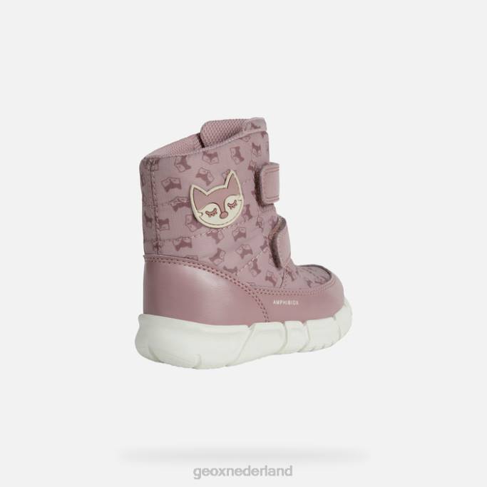 Geox flexyper abx baby 282Z1573 donkere roos