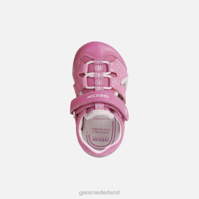Geox sandaal agasim peuter 282Z1513 fuchsia/roze