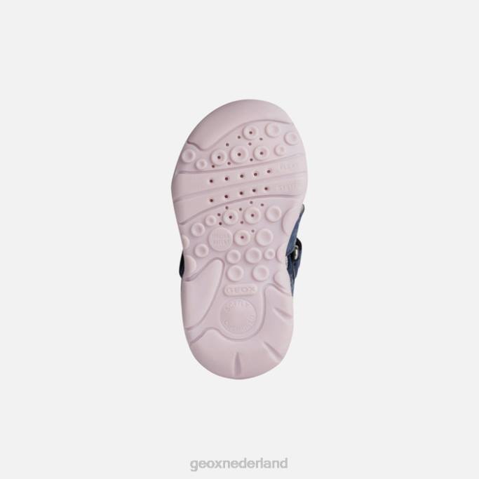 Geox sandaal agasim peuter 282Z1514 Marine/roze