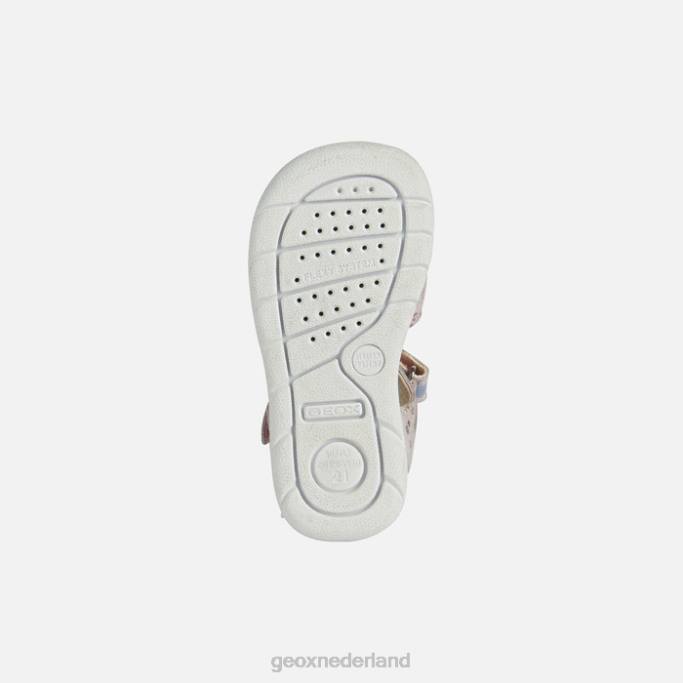Geox sandaal alul peuter 282Z1549 lichtroze/zilver