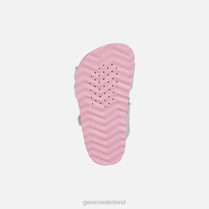 Geox sandaal chalki peuter 282Z1550 zilver/roze