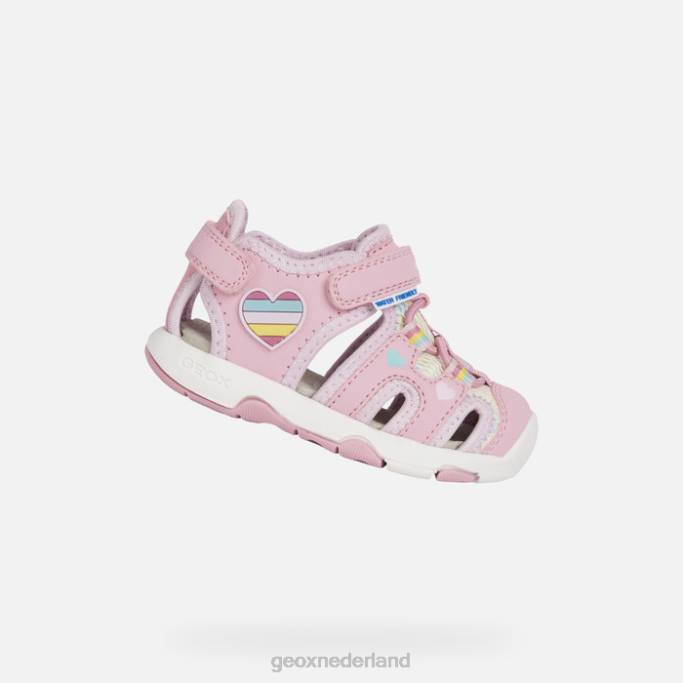 Geox sandaal multy peuter 282Z1469 roze/veelkleurig