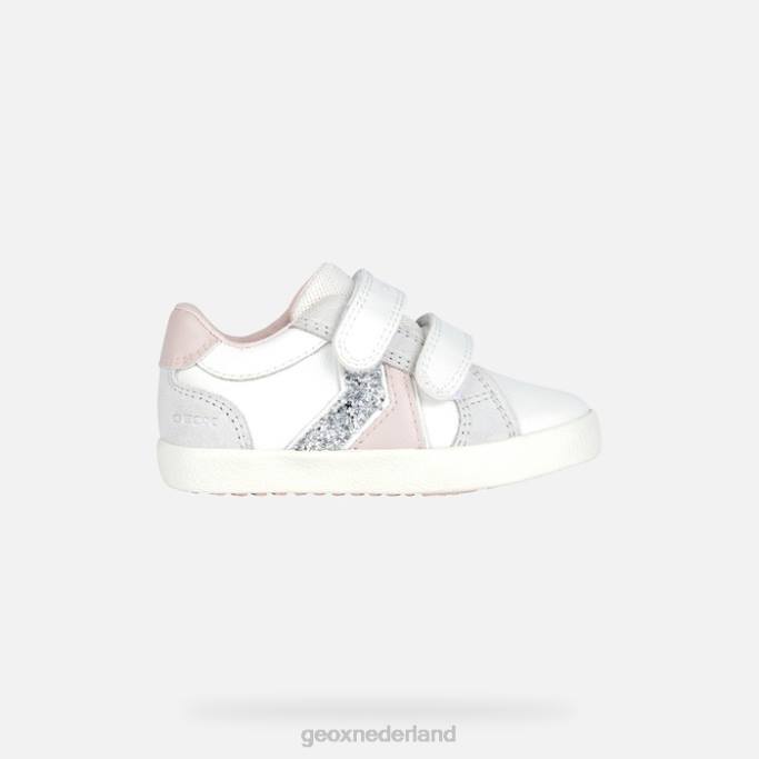 Geox Kilwi peuter 282Z2015 wit/lichtroze