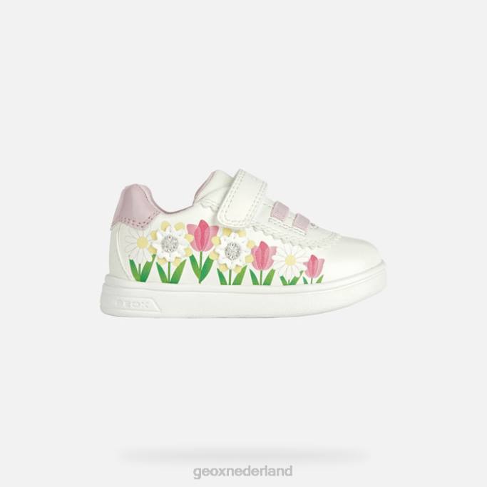 Geox djrock peuter 282Z2010 wit/veelkleurig