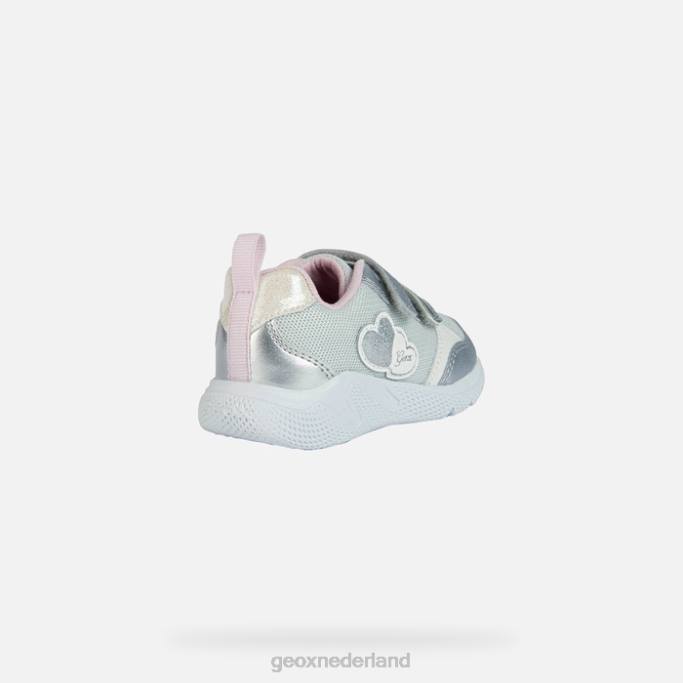 Geox sprintje peuter 282Z1459 zilver/roze