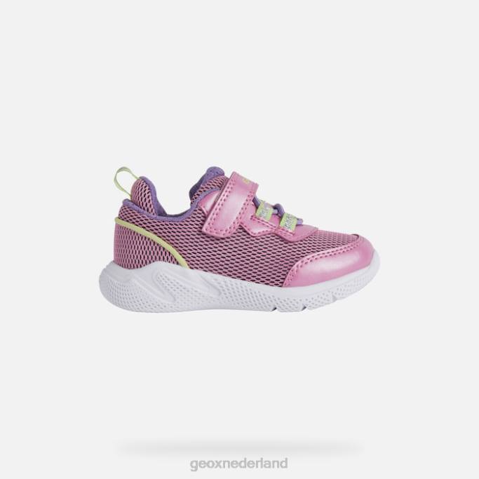 Geox sprintje schatje 282Z1438 fuchsia/zuurgroen