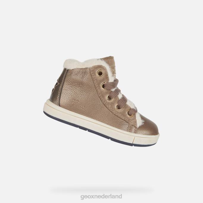 Geox trottola peuter 282Z2030 rookgrijs/gebroken wit