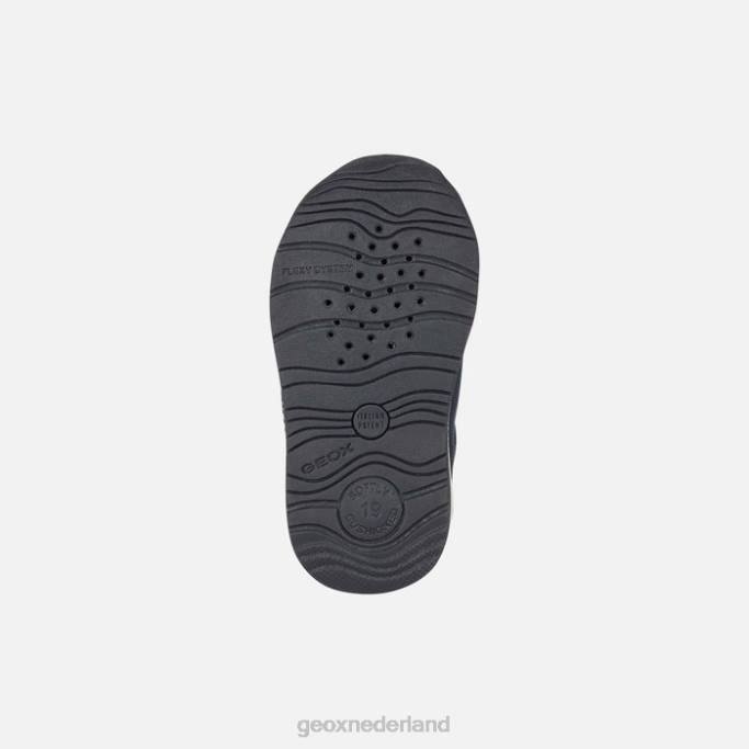 Geox rishon schatje 282Z1443 donker marineblauw/rood