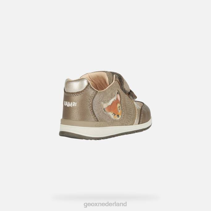 Geox rishon schatje 282Z1499 rookgrijs/platina