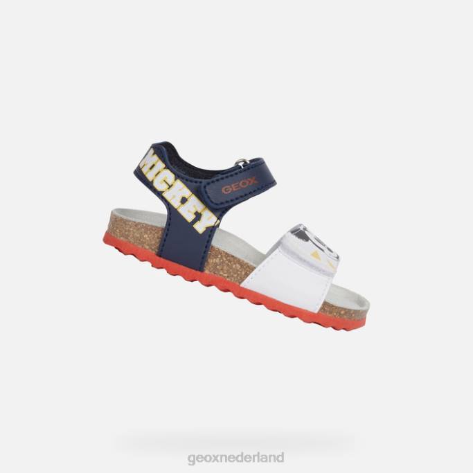 Geox sandaal krijt baby 282Z1644 marine/wit