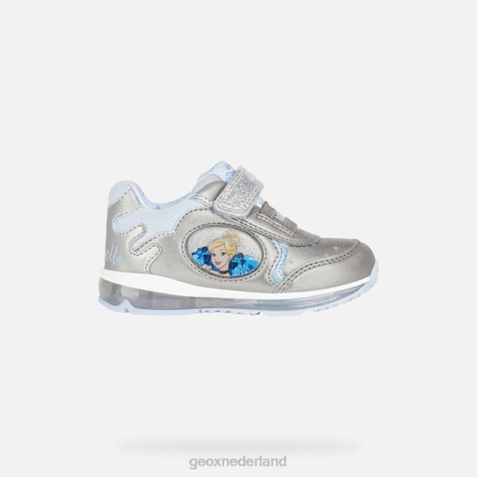 Geox todo peuter 282Z1583 donker zilver