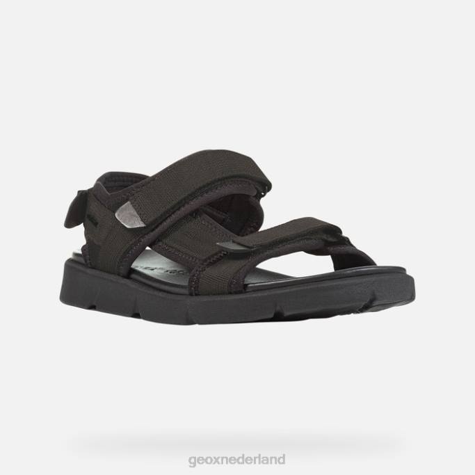 Geox x en 2s man 282Z759 grijs zwart