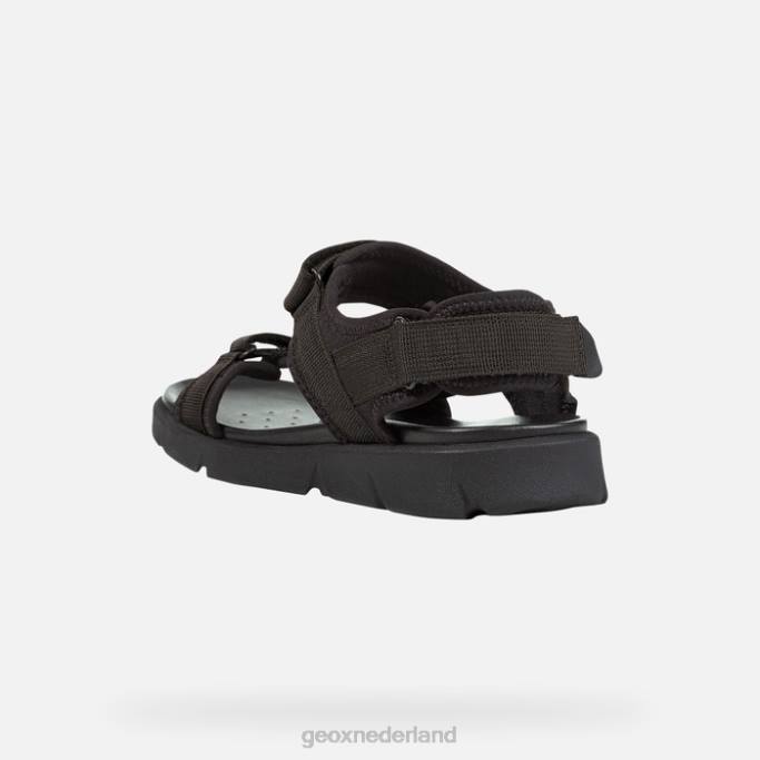 Geox x en 2s man 282Z759 grijs zwart