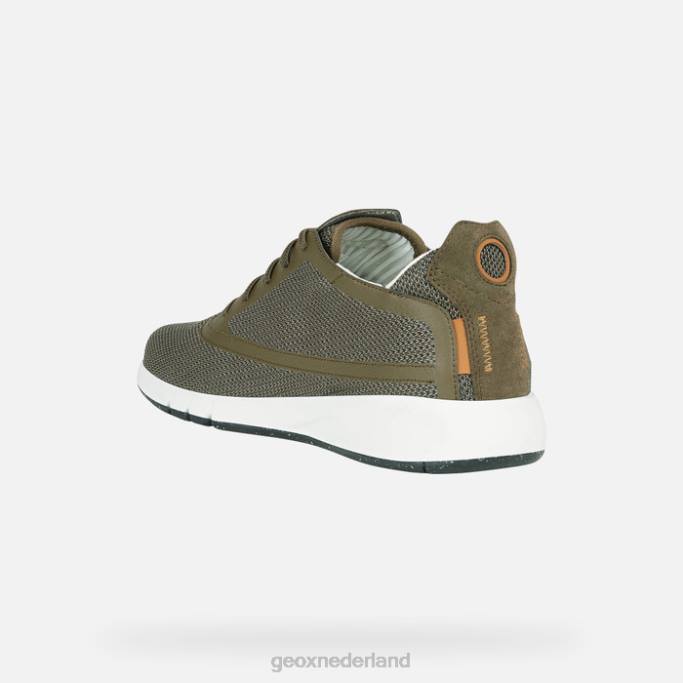 Geox aerantis man 282Z885 donker olijfgroen
