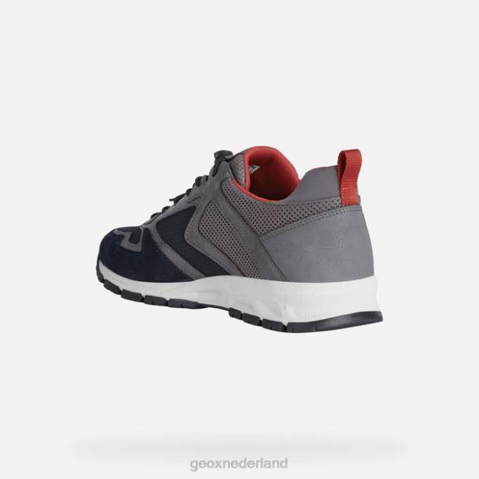 Geox delray man 282Z807 marine/grijs
